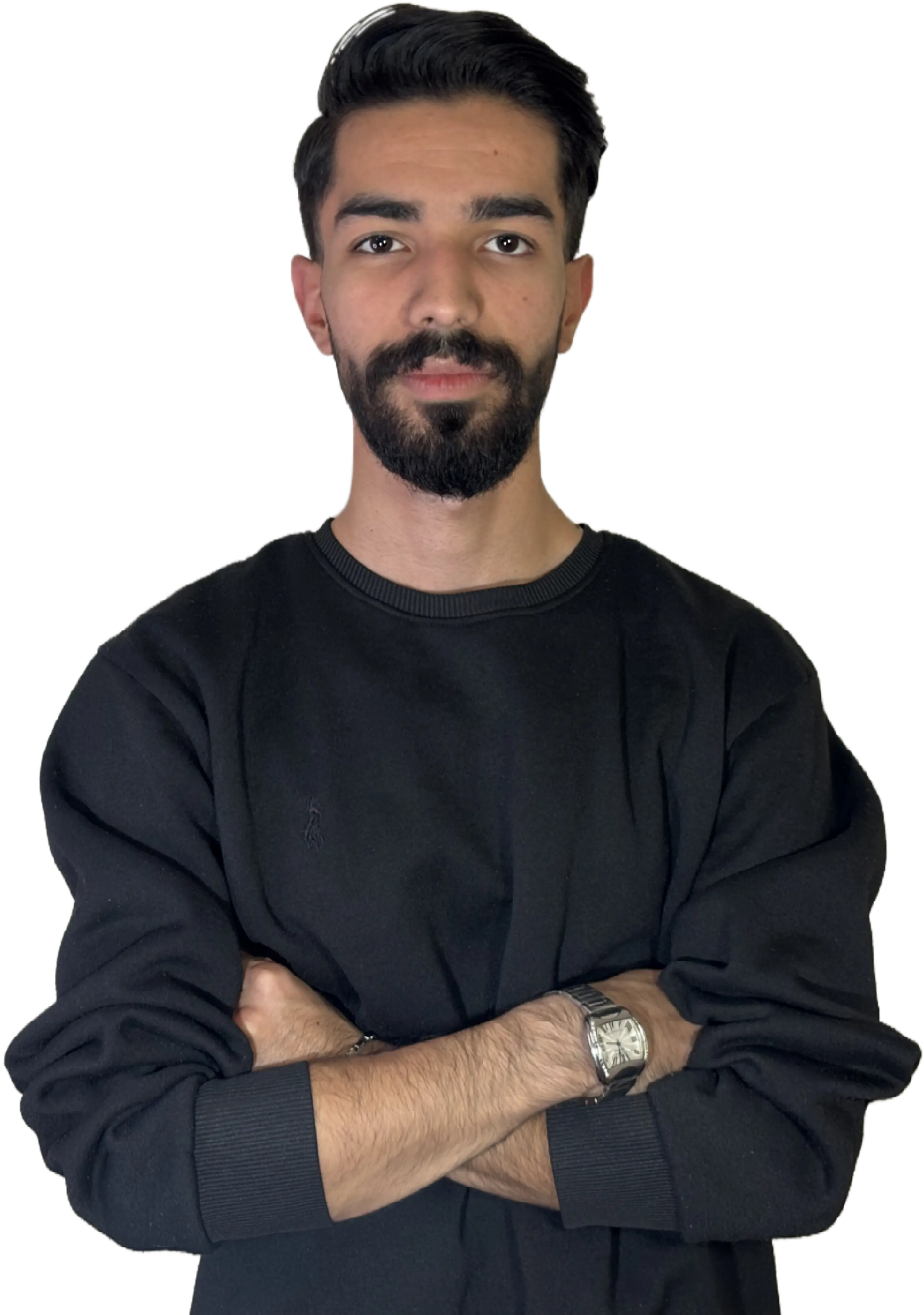 Portrait of Amir Sedaghat, tech educator and product builder